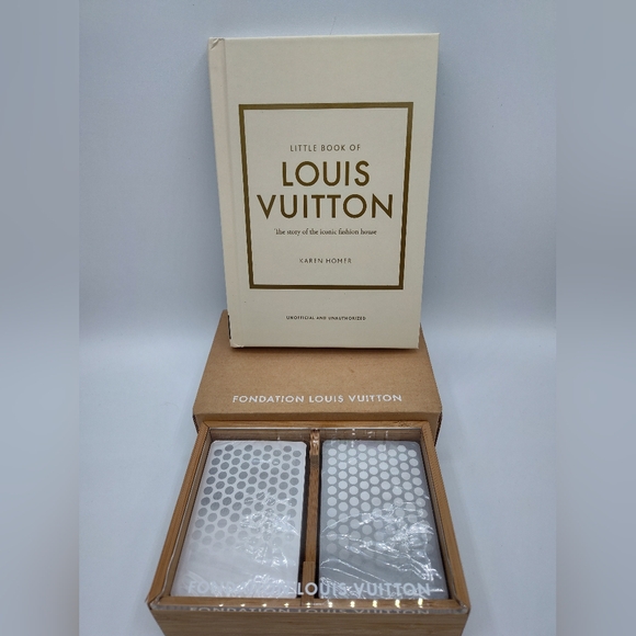 Louis Vuitton Little Book+Fondation Louis Vitton Museum Playing Cards Gift Set - Picture 1 of 5